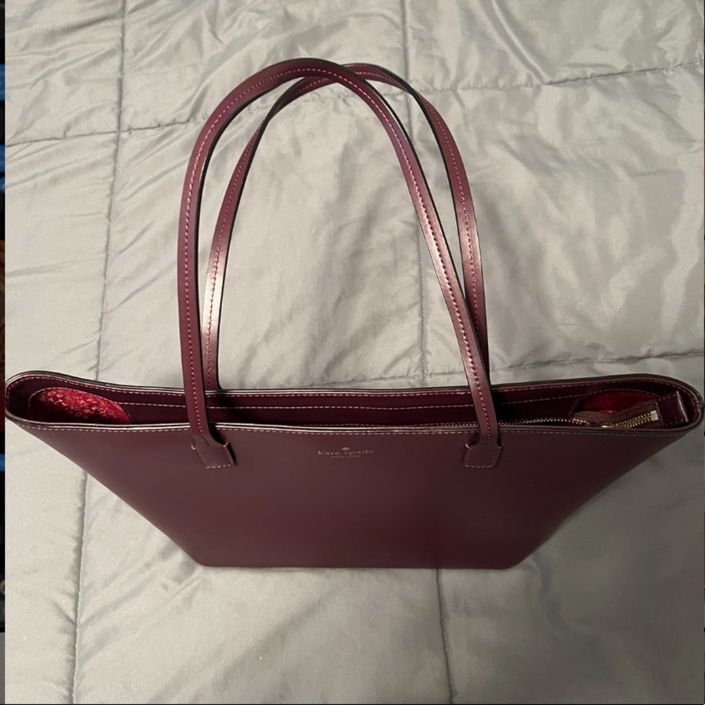 Kate Spade New York Purse Deep Plum - Picture 6 of 7